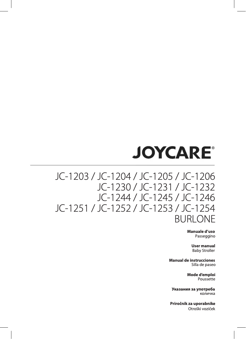 Page 1 de la notice Manuel utilisateur Joycare Burlone Pixel JC-1253