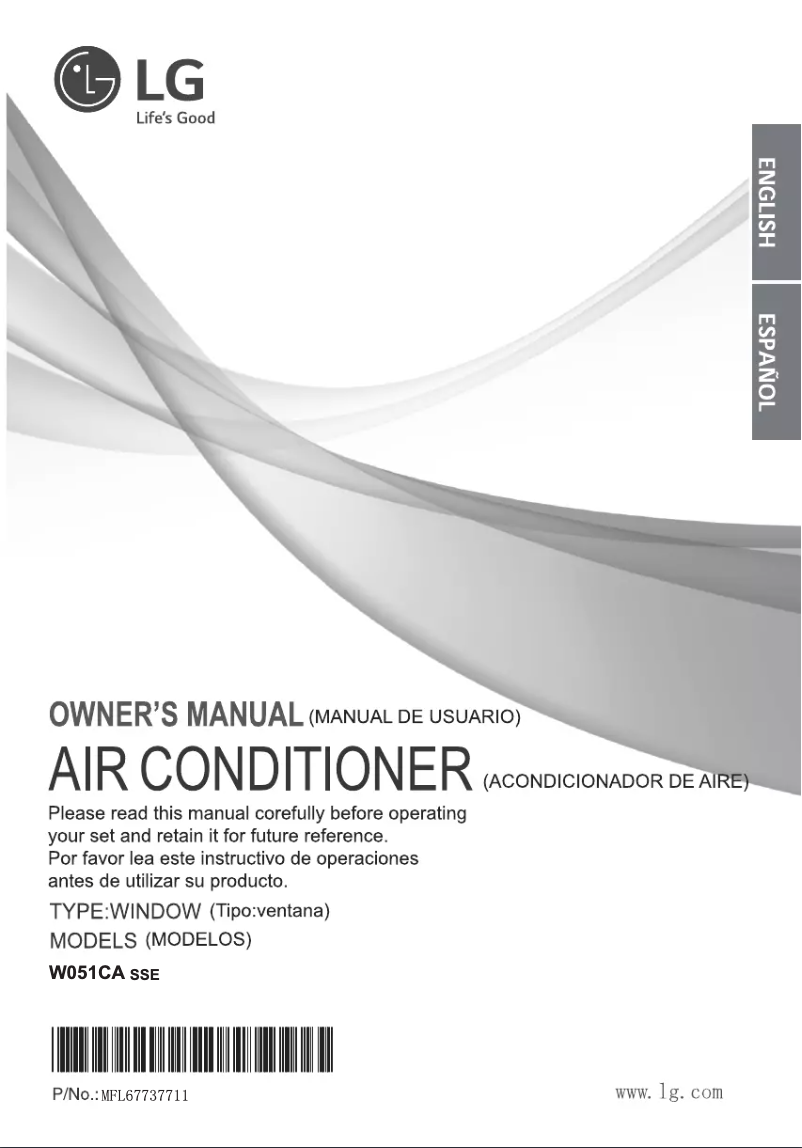Page n°1 - Manuel utilisateur LG W051CA
