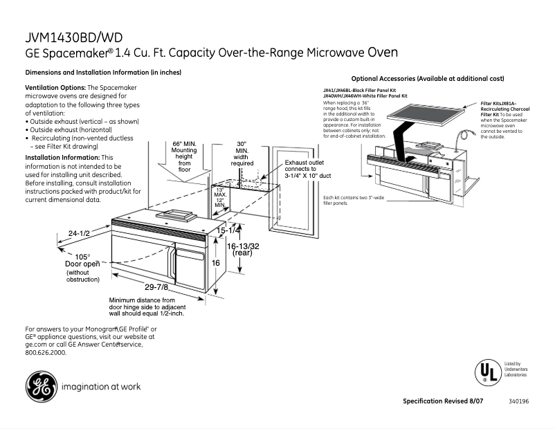 Image de la première page du manuel de l'appareil JVM1430WD