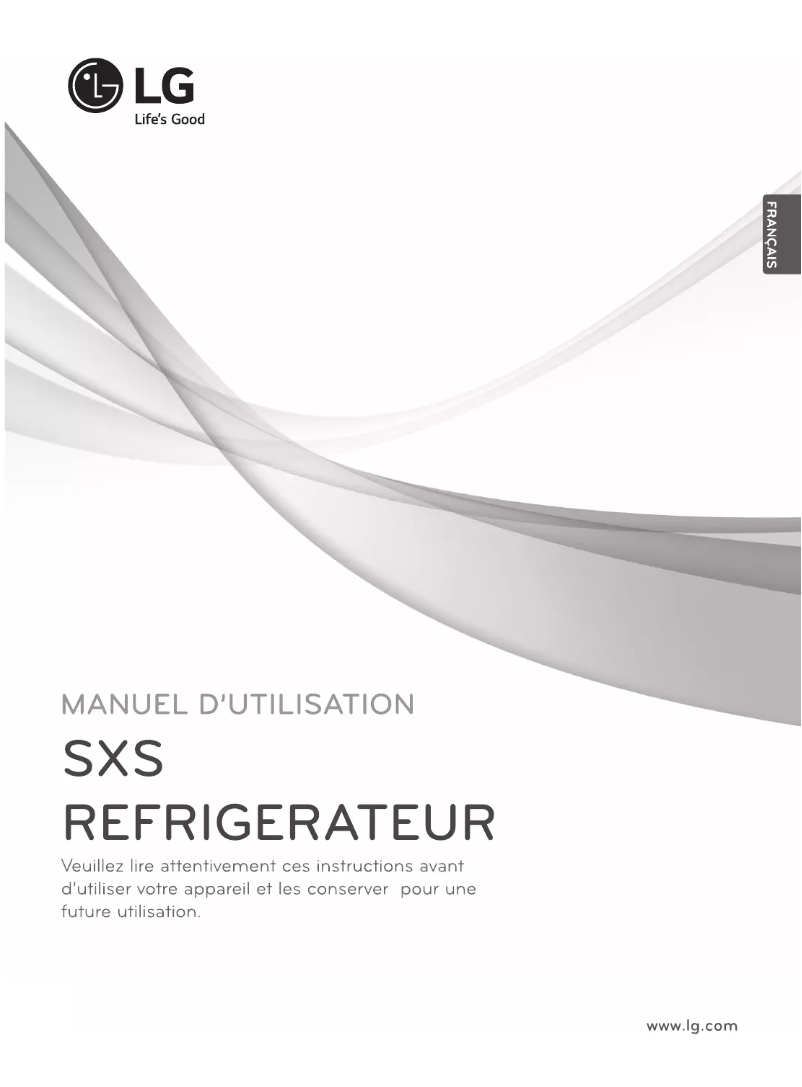 Page 1 de la notice Manuel utilisateur LG GSJ760