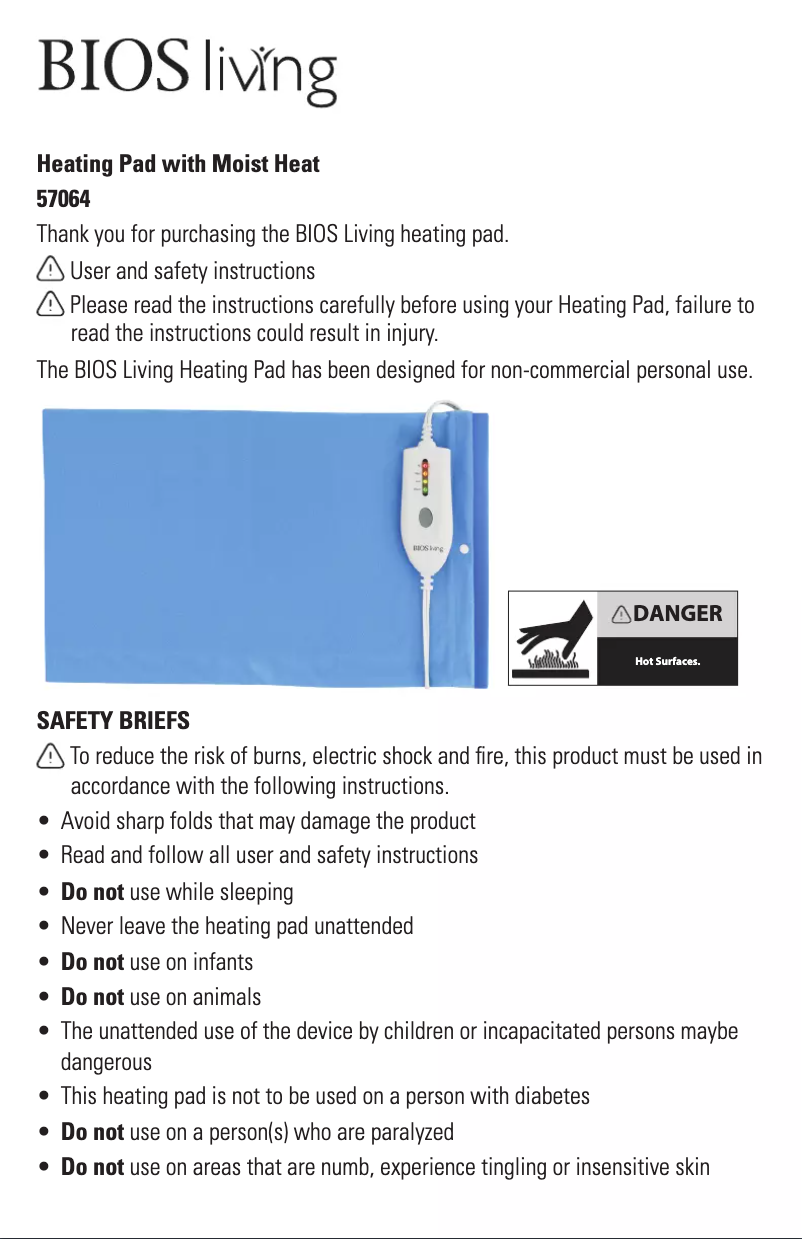 Image de la première page du manuel de l'appareil 57064