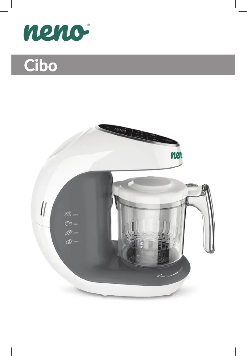 Image de la première page du manuel de l'appareil Cibo