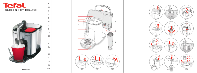 Image de la première page du manuel de l'appareil Quick & Hot Deluxe BR3088