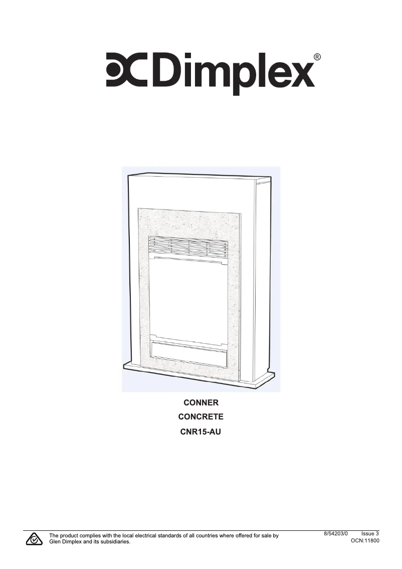 Imagen de la primera página del manual del dispositivo CNR15-AU