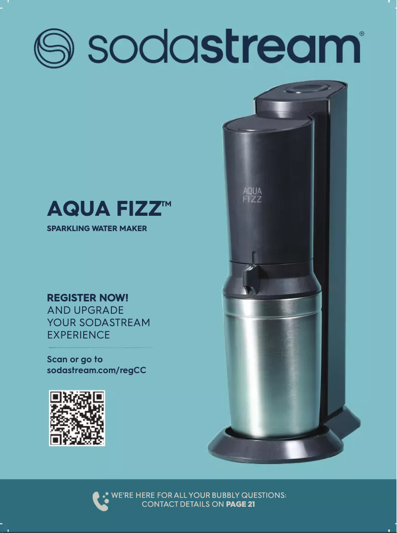 Image de la première page du manuel de l'appareil Aqua Fizz