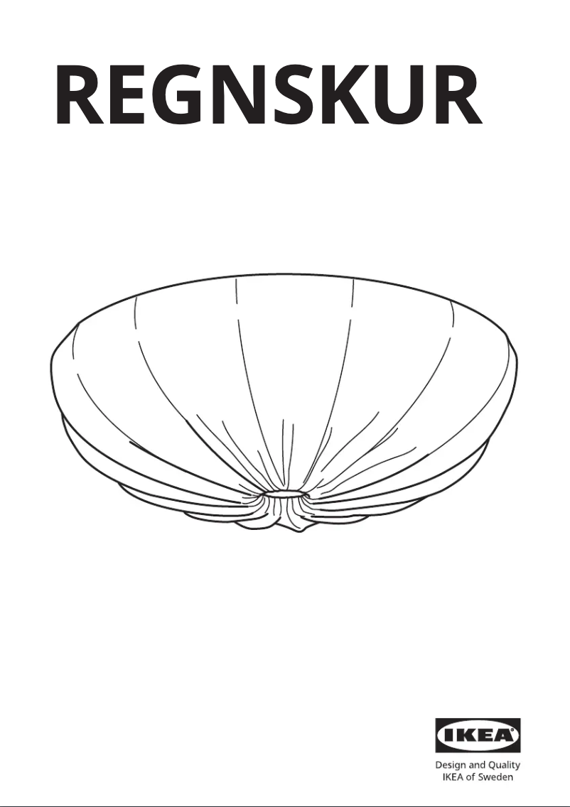 Image de la première page du manuel de l'appareil REGNSKUR 905.204.21