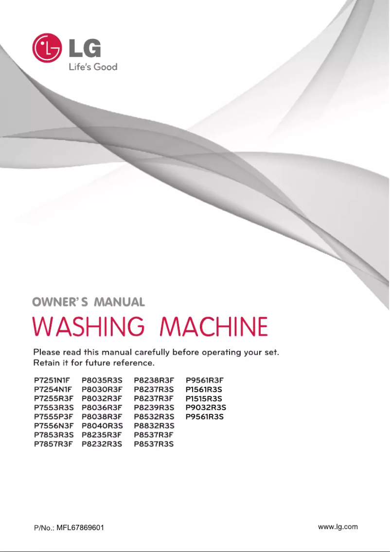Página 1 del manual Manual de usuario LG P9032R3S
