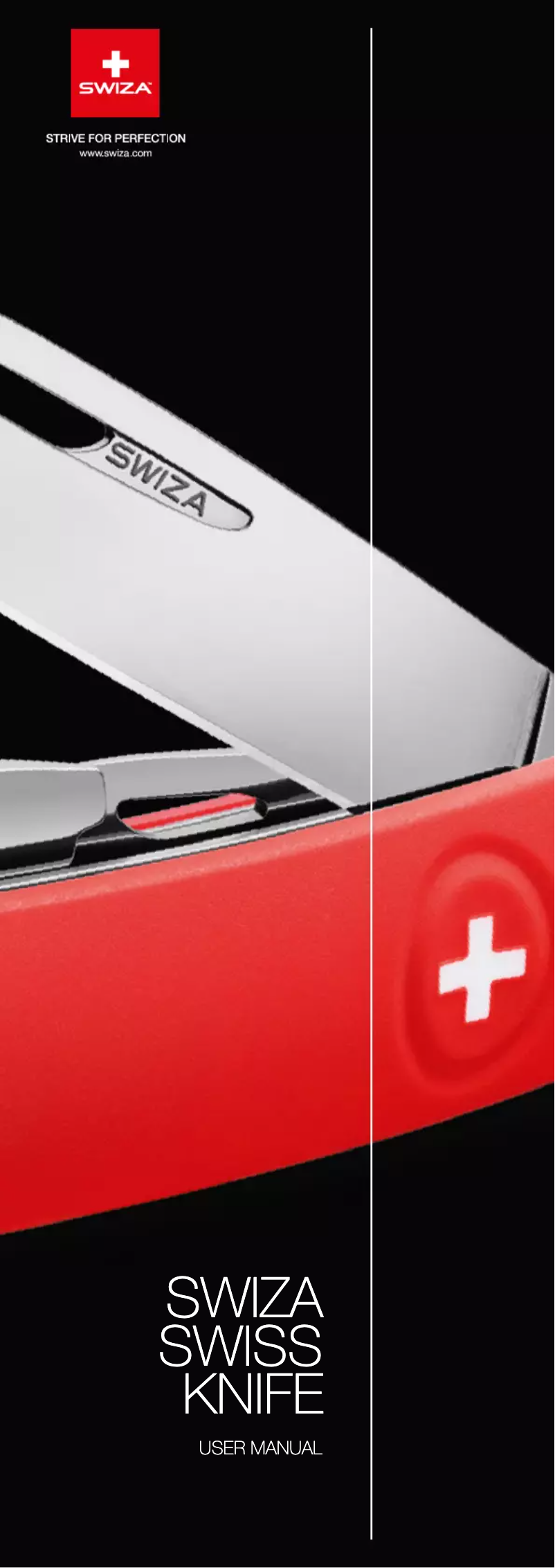 Page 1 de la notice Manuel utilisateur Swiza Swiss Knife