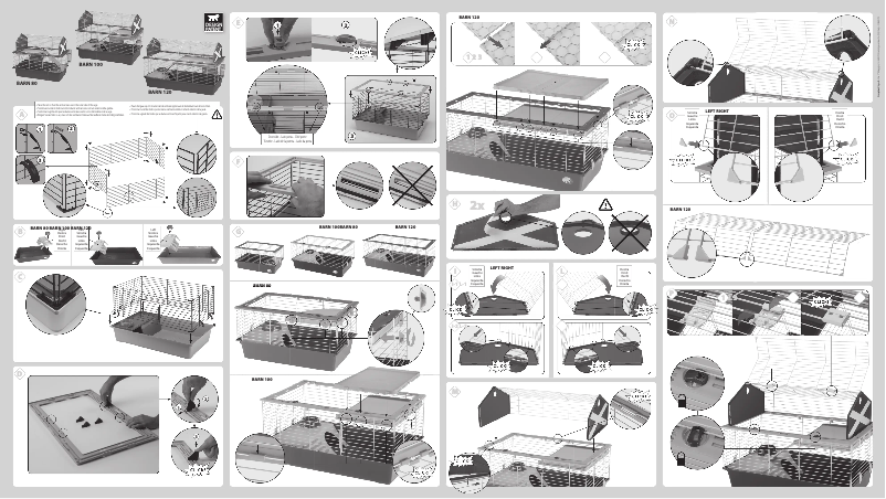 Page 1 de la notice Manuel utilisateur Ferplast Barn 120