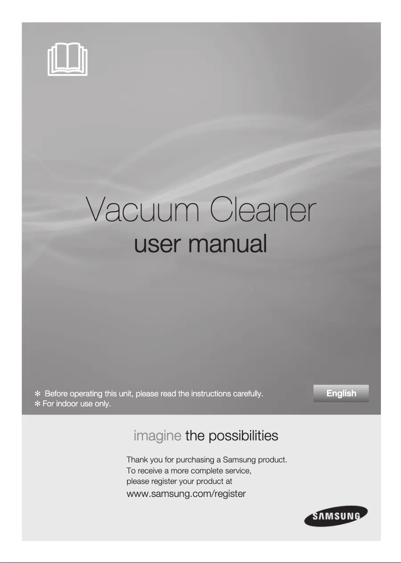 Page n°1 - Manuel utilisateur Samsung SC61G0