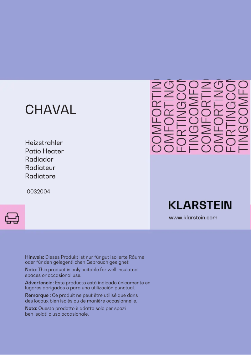 Image de la première page du manuel de l'appareil Chaval