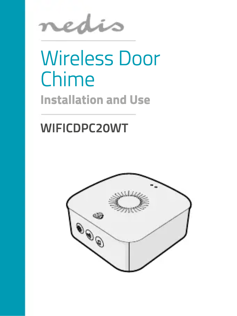 Page 1 de la notice Manuel utilisateur Nedis WIFICDPC20WT