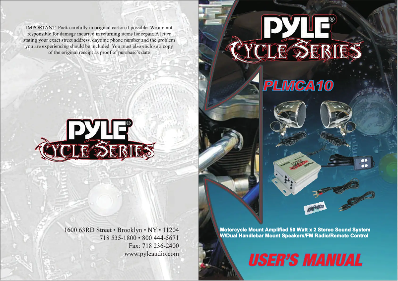 Imagen de la primera página del manual del dispositivo PLMCA10