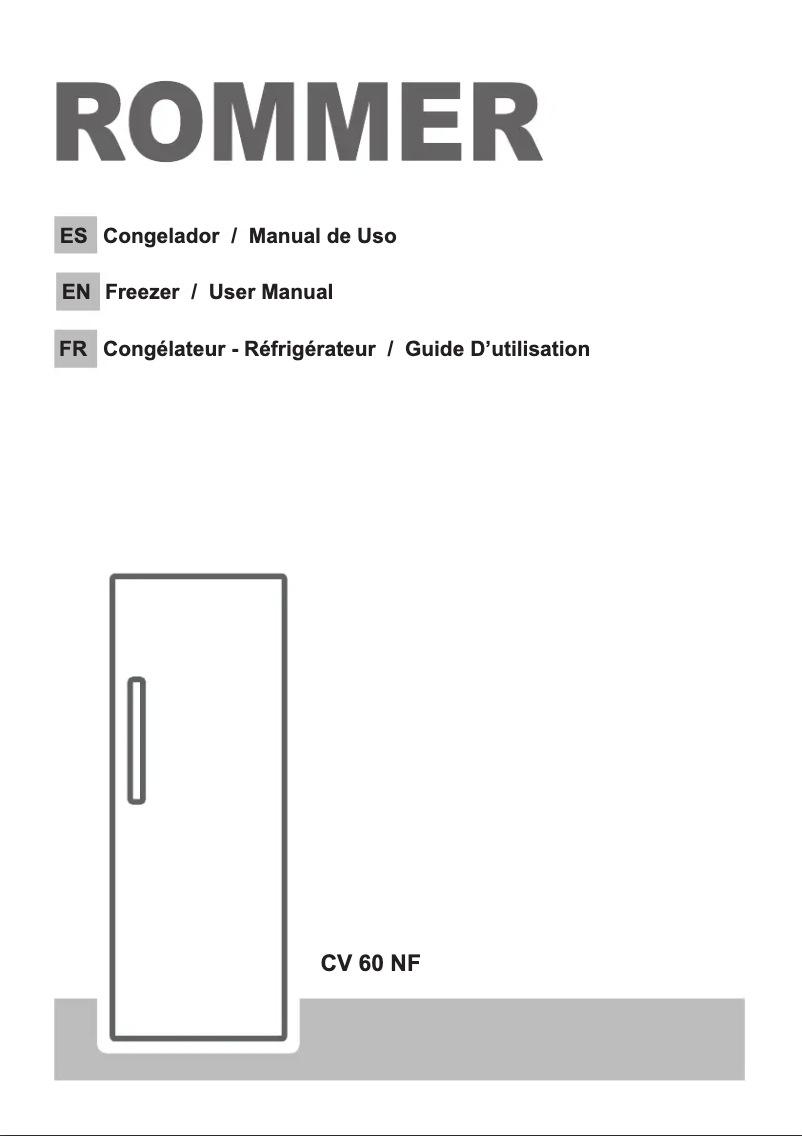 Image de la première page du manuel de l'appareil CV 60 NF