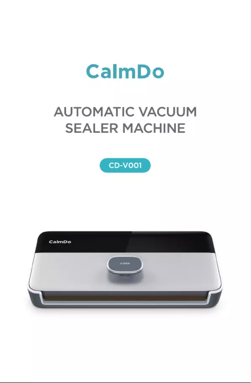 Page 1 de la notice Manuel utilisateur CalmDo CD-V001