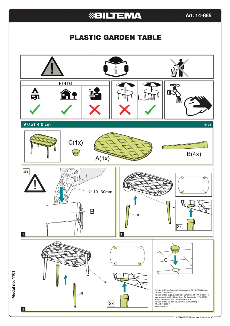 Image de la première page du manuel de l'appareil 14-665