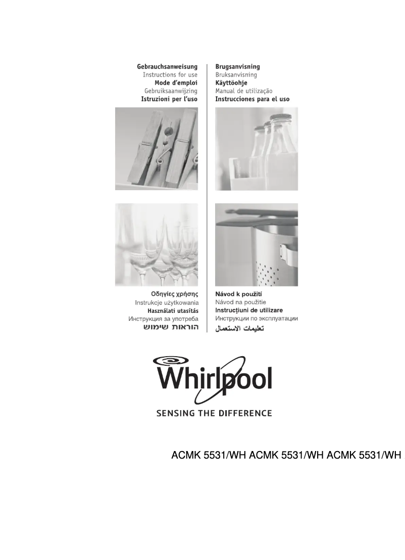 Page n°1 - Manuel utilisateur Whirlpool ACMK 5531