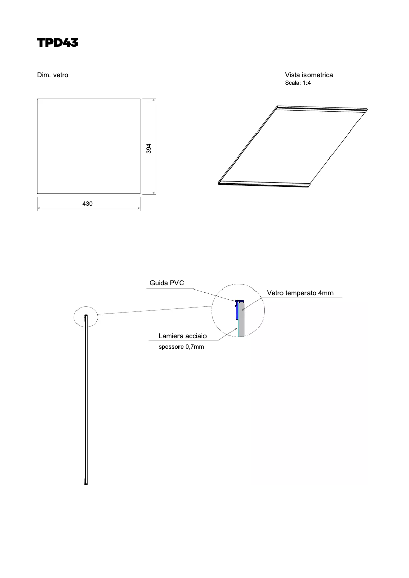 Image de la première page du manuel de l'appareil TPD43FS