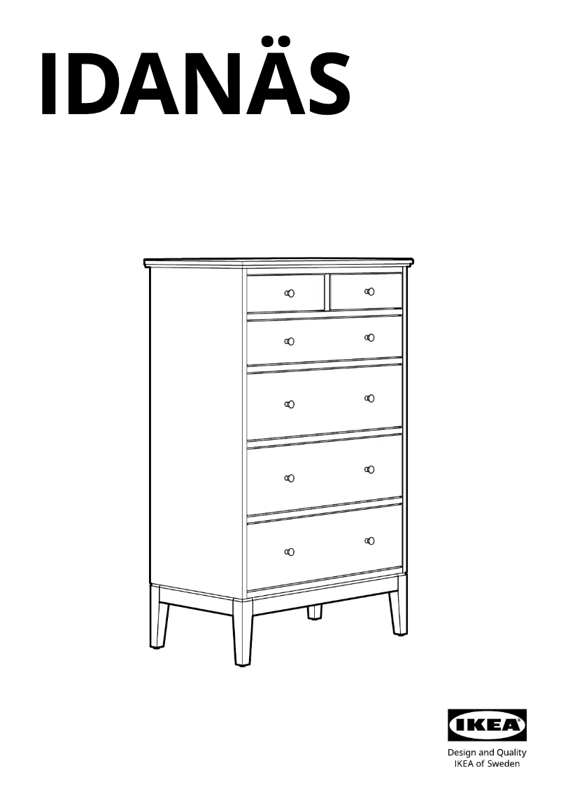 Image de la première page du manuel de l'appareil IDANÄS 804.587.02