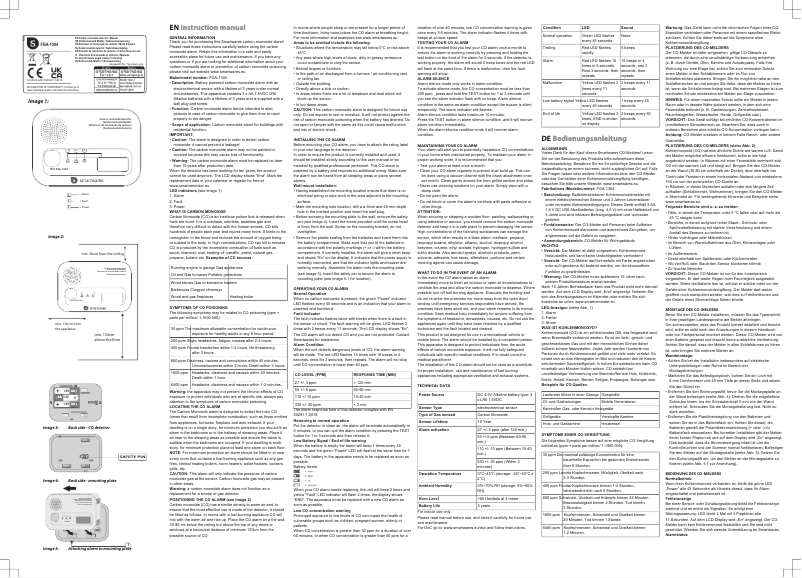 Image de la première page du manuel de l'appareil FGA-1304