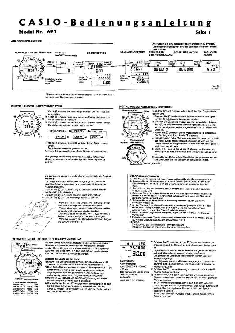 Image de la première page du manuel de l'appareil 693