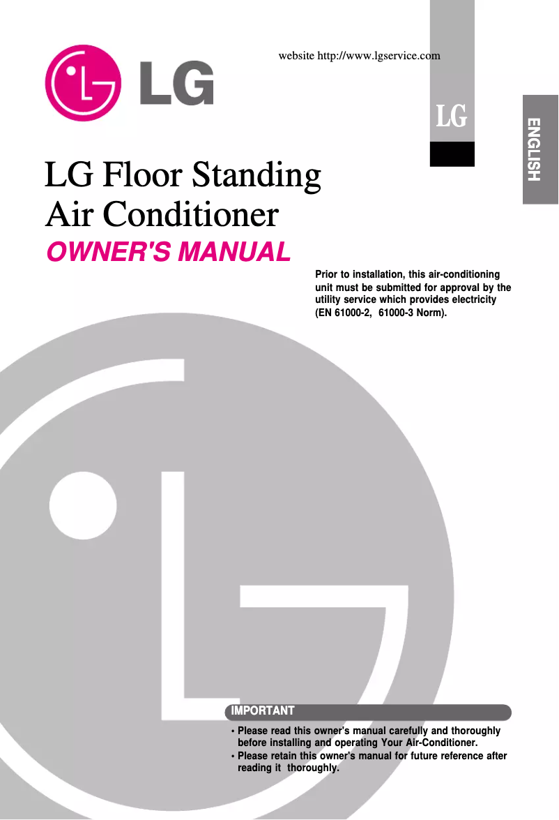 Page 1 de la notice Manuel utilisateur LG LPNC2863EC0