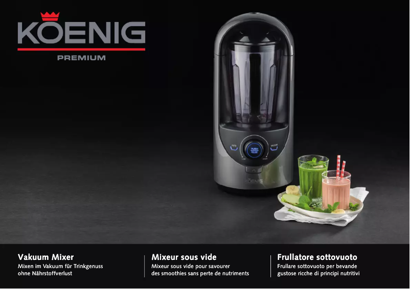 Page 1 de la notice Manuel utilisateur Koenig B04307