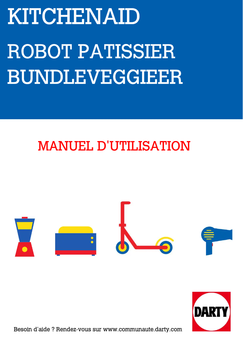 Image de la première page du manuel de l'appareil 5KSM45