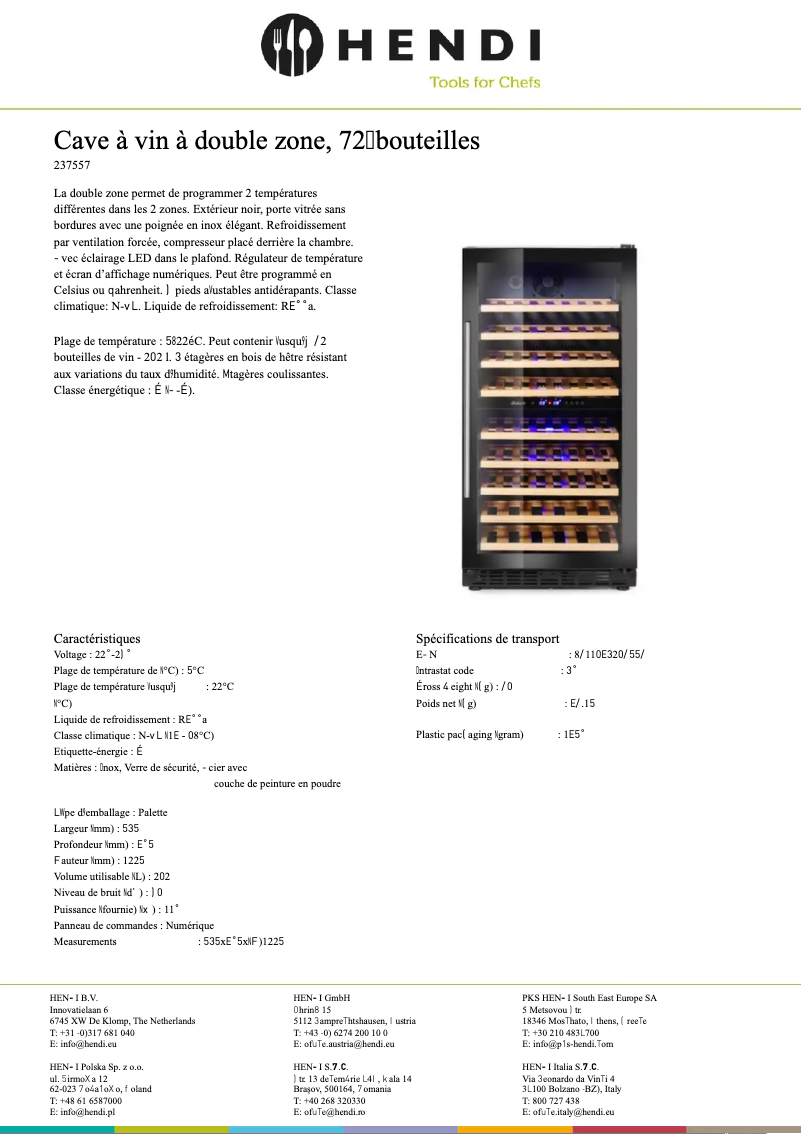 Page n°1 - Fiche technique Arktic 237557