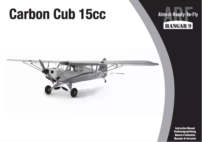 Page n°1 - Manuel utilisateur Hangar 9 Carbon Cub 15cc ARF