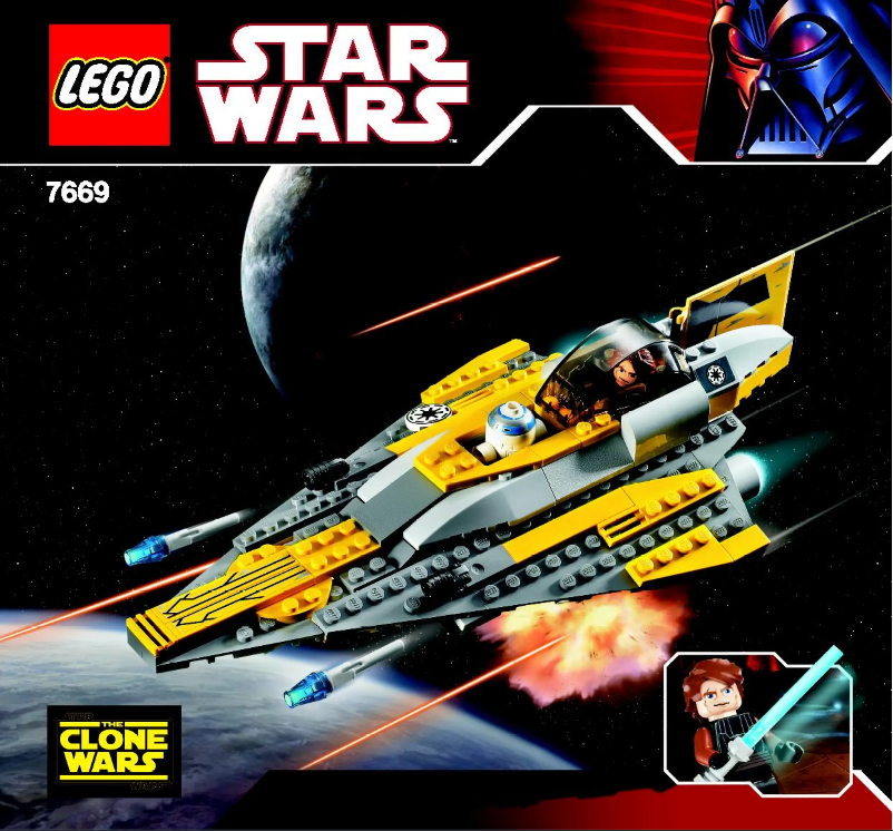 Page 1 de la notice Manuel utilisateur Lego Anakin's Jedi Starfighter (TM)