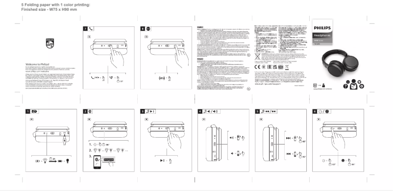 Página 1 del manual Guía de inicio rápido Philips TAH5205