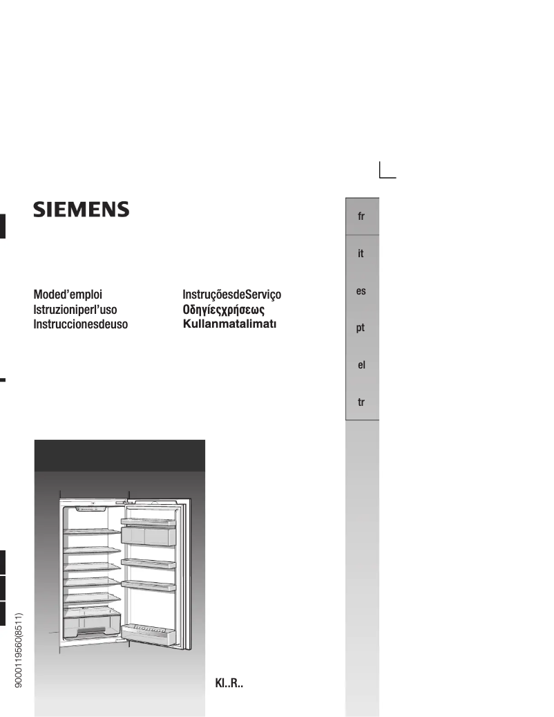 Page 1 de la notice Manuel utilisateur Siemens KI20RA50FF