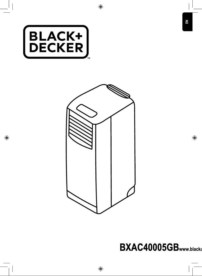 Page 1 de la notice Manuel utilisateur Black & Decker BXAC40005GB