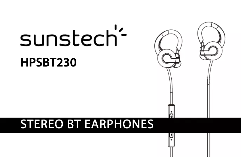 Page 1 de la notice Manuel utilisateur Sunstech HPSBT230