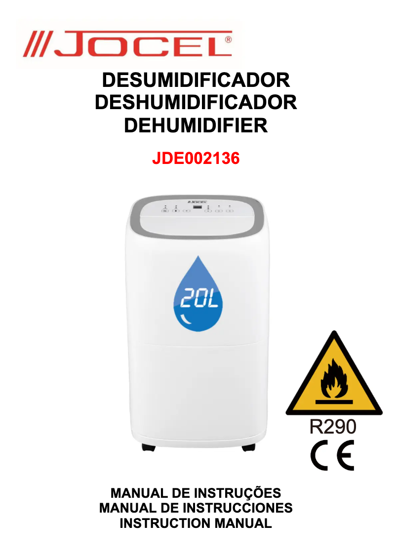 Página 1 del manual Manual de usuario Jocel JDE002136