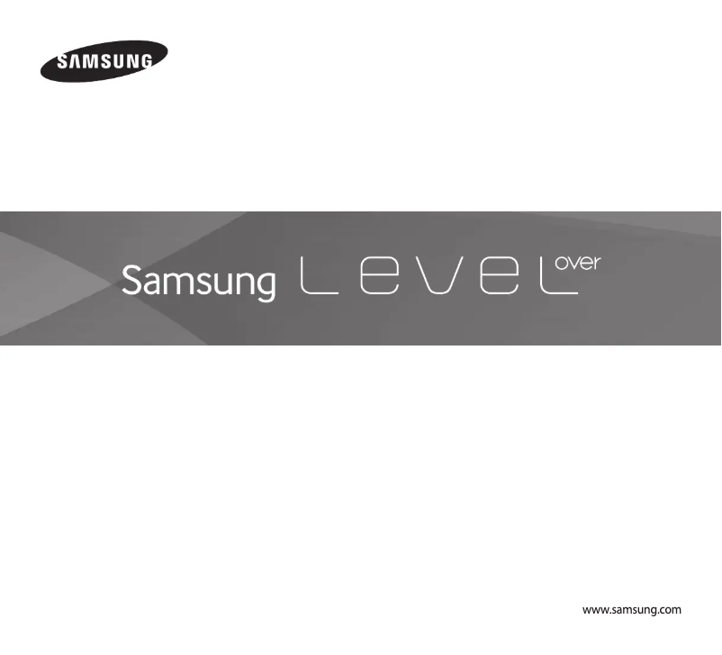 Page 1 de la notice Manuel utilisateur Samsung Level Over