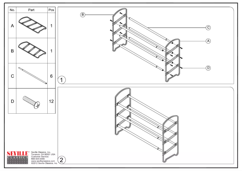 Page n°1 - Manuel utilisateur Seville Classics WEB237