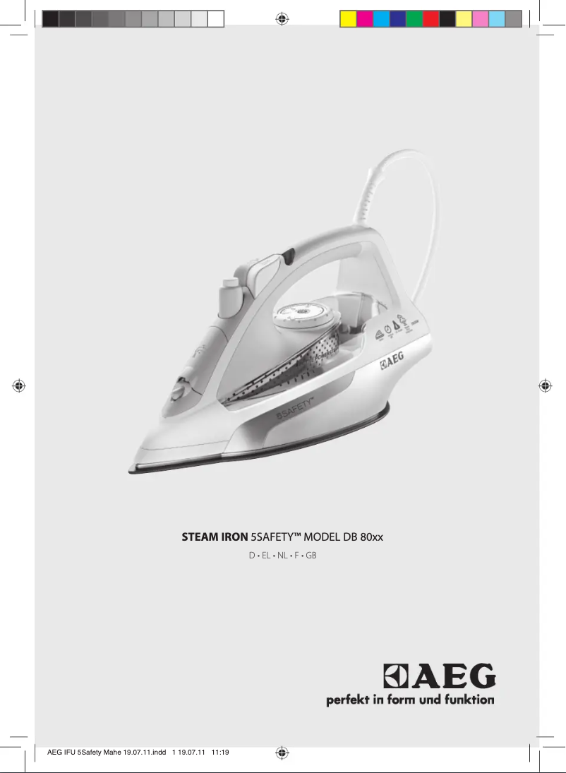 Imagen de la primera página del manual del dispositivo DB8050