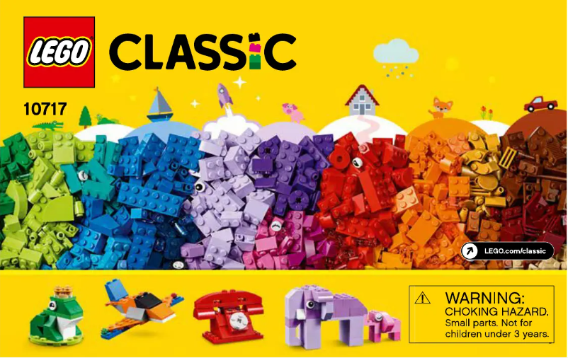 Página 1 del manual Manual de usuario Lego Classic 10717