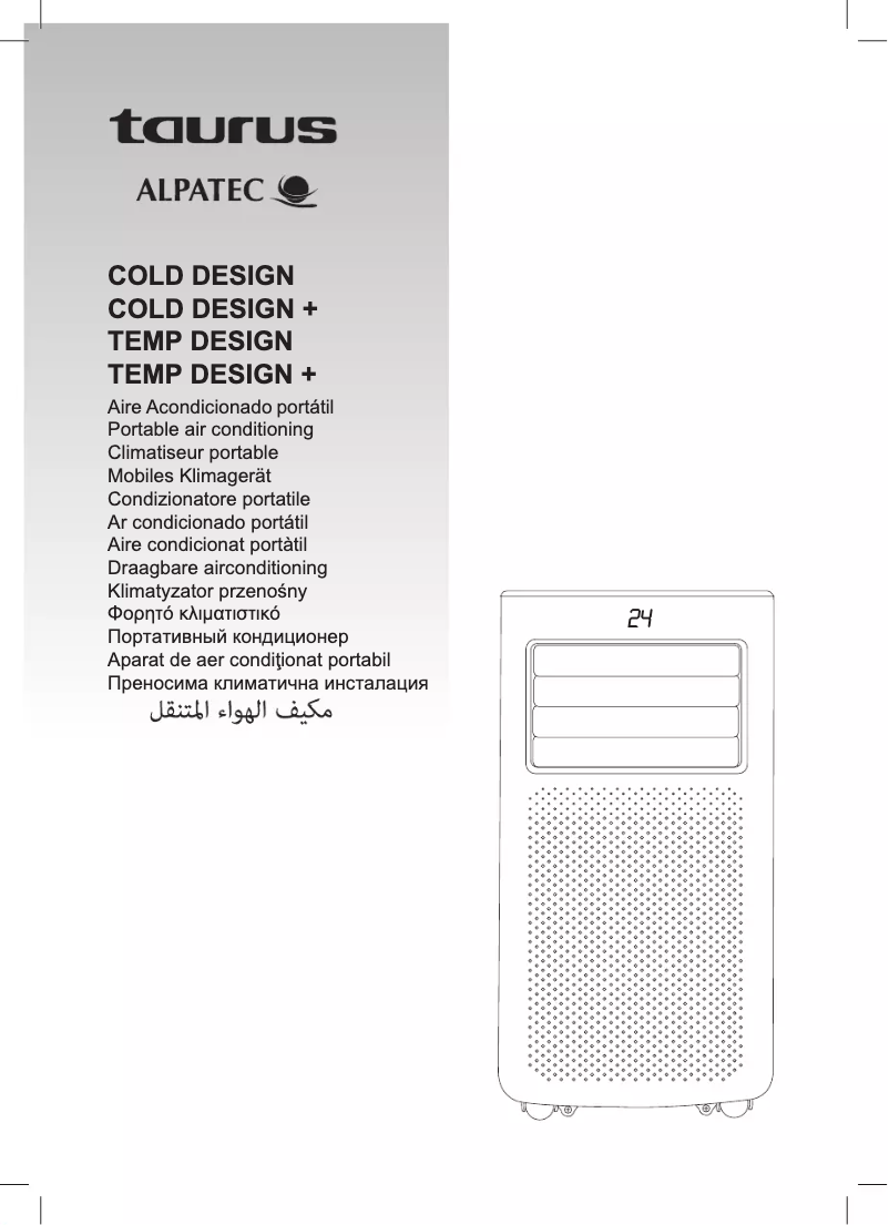 Page n°1 - Manuel utilisateur Taurus Cold Design +