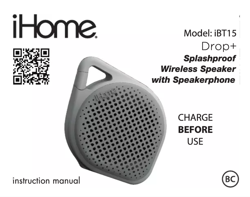 Image de la première page du manuel de l'appareil IBT15