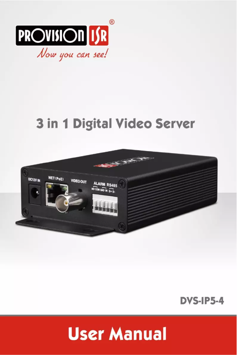 Image de la première page du manuel de l'appareil DVS-IP5-4