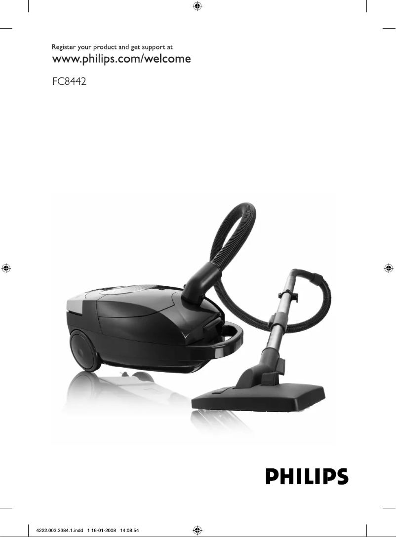 Page n°1 - Manuel utilisateur Philips Gladiator FC8442