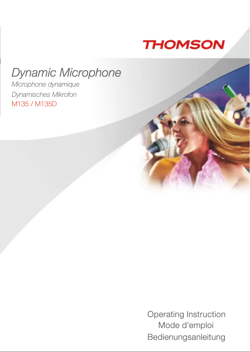 Imagen de la primera página del manual del dispositivo M135