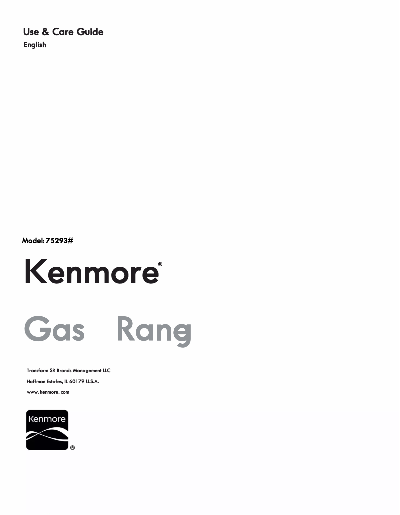 Página 1 del manual Manual de usuario Kenmore 75293