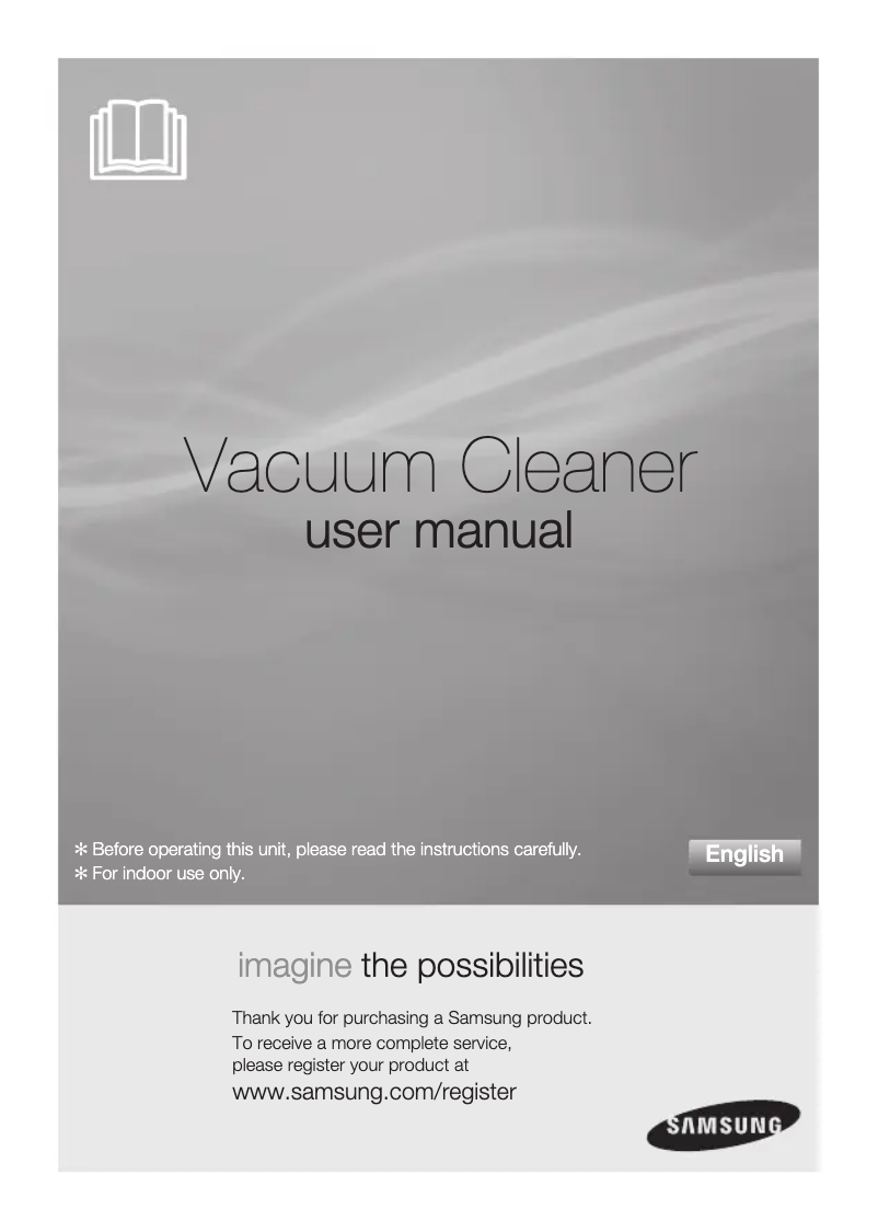 Page 1 de la notice Manuel utilisateur Samsung SC4545