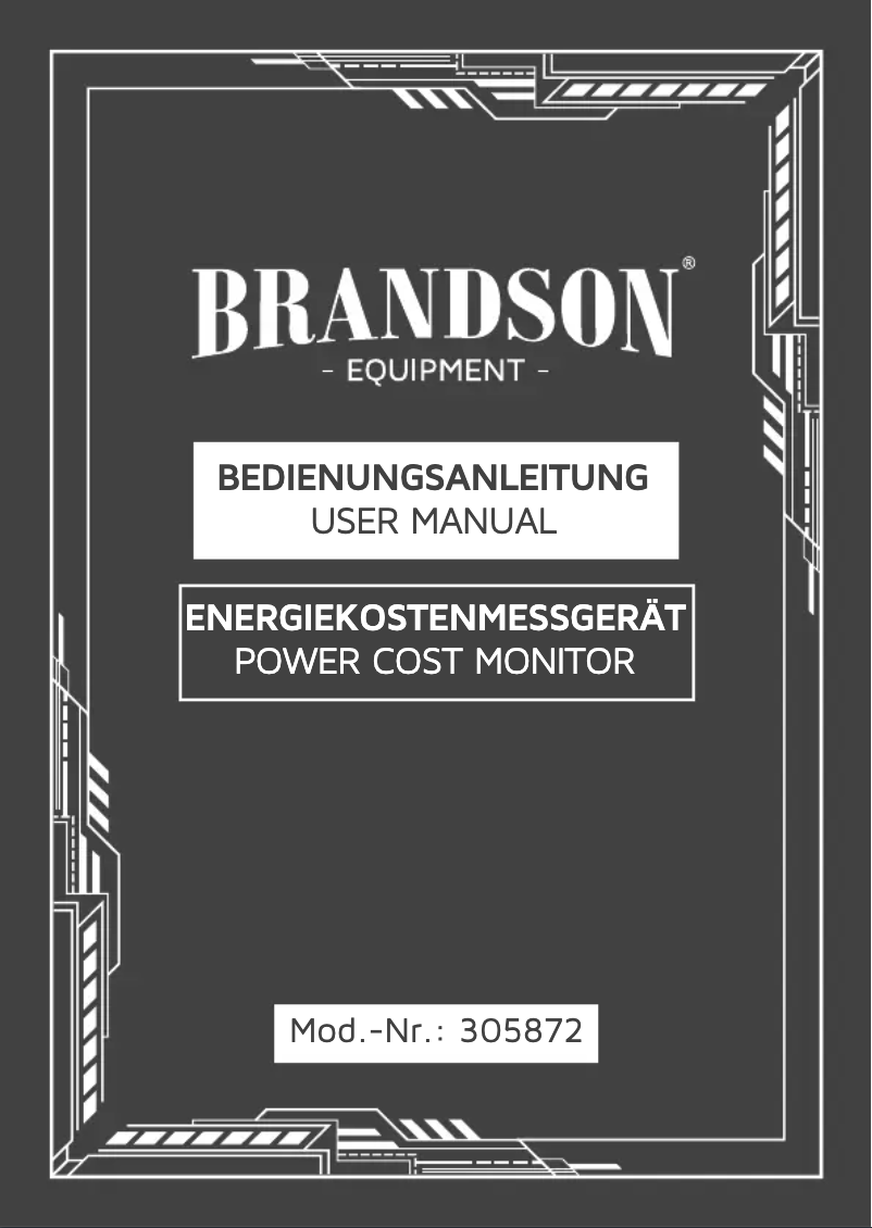 Page 1 de la notice Manuel utilisateur Brandson 305872