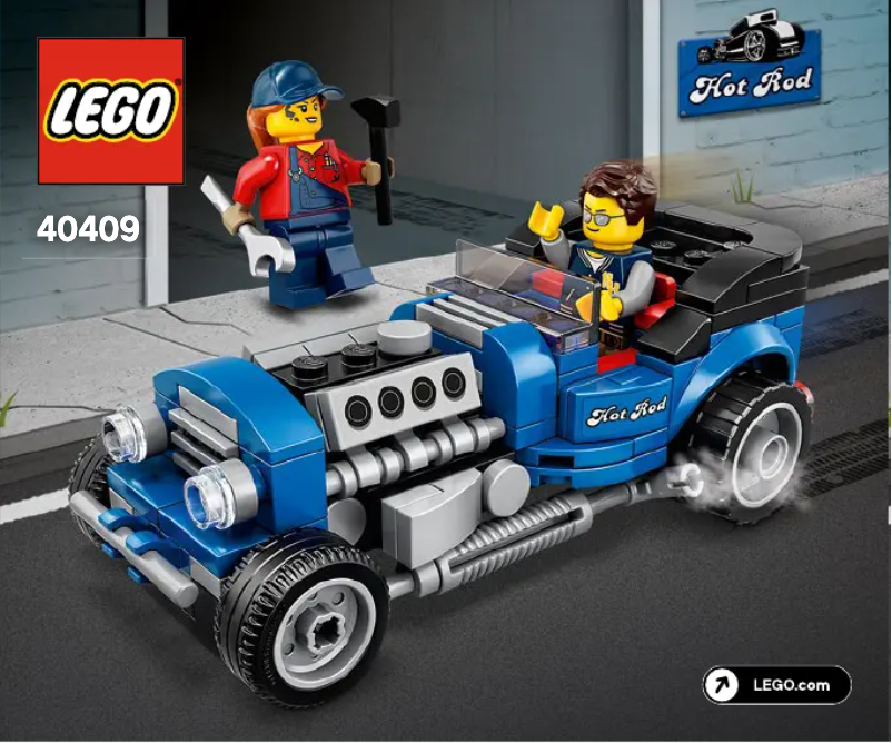Page n°1 - Manuel utilisateur Lego Hot Rod 40409