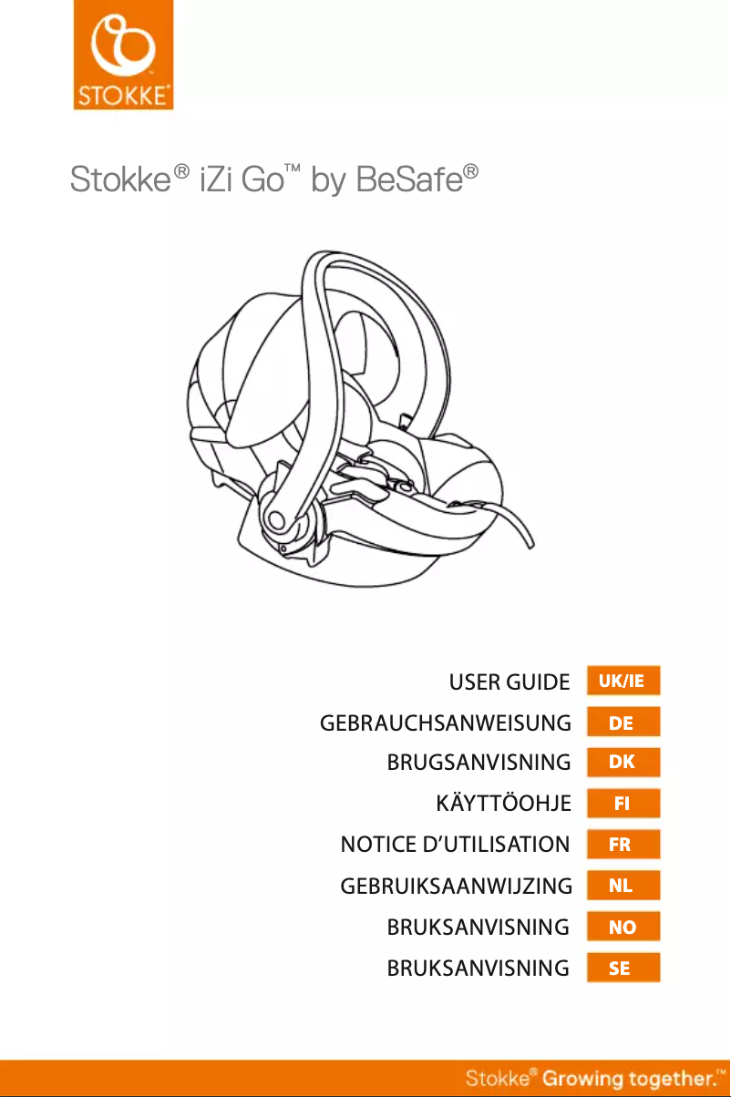 Page n°1 - Manuel utilisateur Stokke IZi Go X1 BeSafe